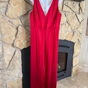 Reformation Vibrant Red Dress